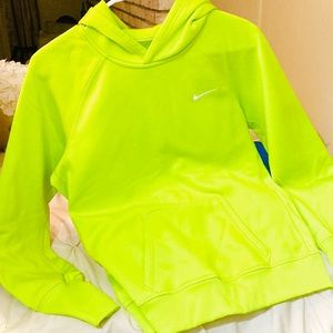 Fitted Fluorescent Nike Sweatshirt